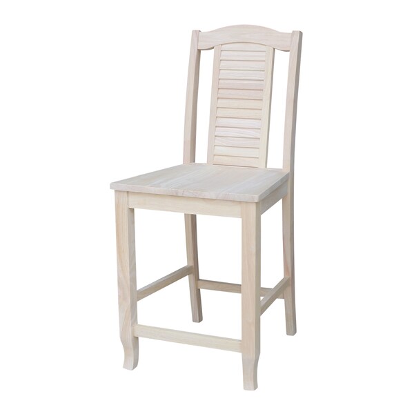 International Concepts Seaside CounterHeight Stool, 24" Seat Height, Ready to Finish S-452 - main